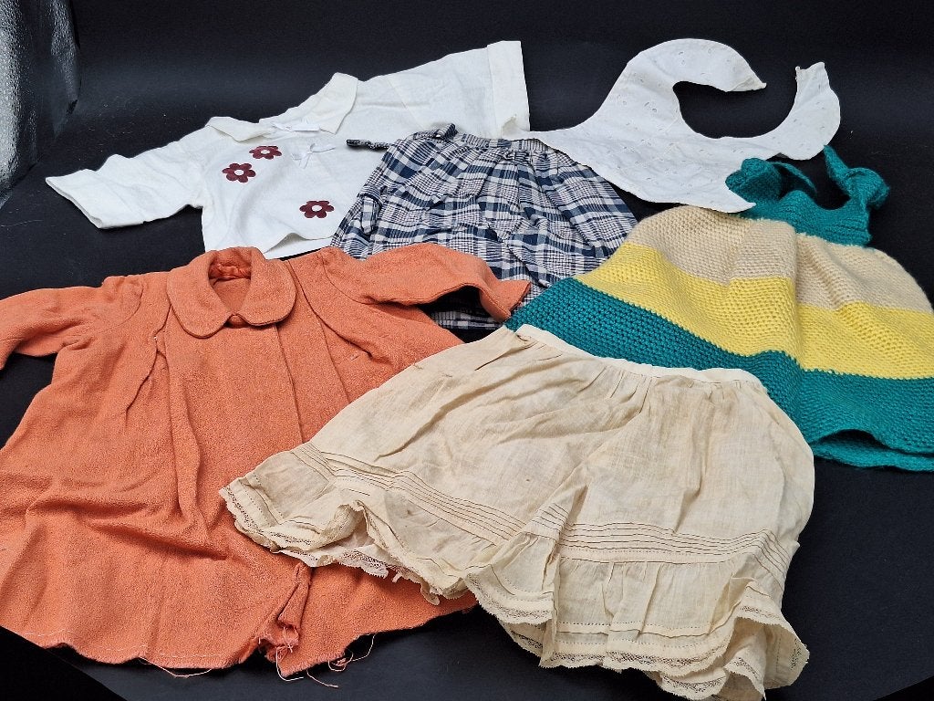 lot oude poppen kleding, jaren 50-60, Ophalen of Verzenden