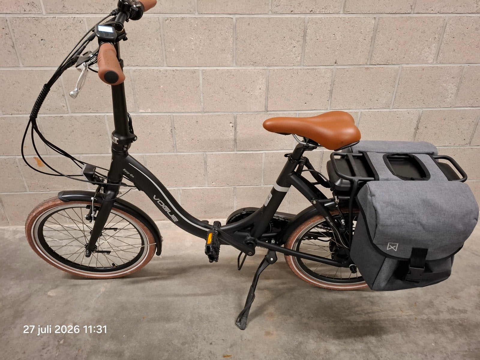 Elektrische vouwfiets, Enlèvement, Comme neuf, 50 km par batterie ou plus