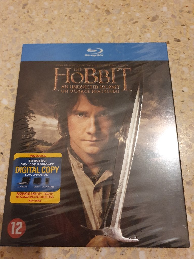 Blu ray the hobbit an unexpected Journey sealed, Film, Science Fiction en Fantasy, Ophalen of Verzenden, Blu-ray
