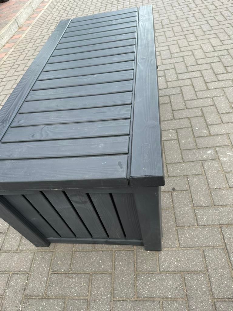 Kunststof opbergbox voor tuinkussens, Tuin en Terras, Ophalen, Zo goed als nieuw, Kunststof