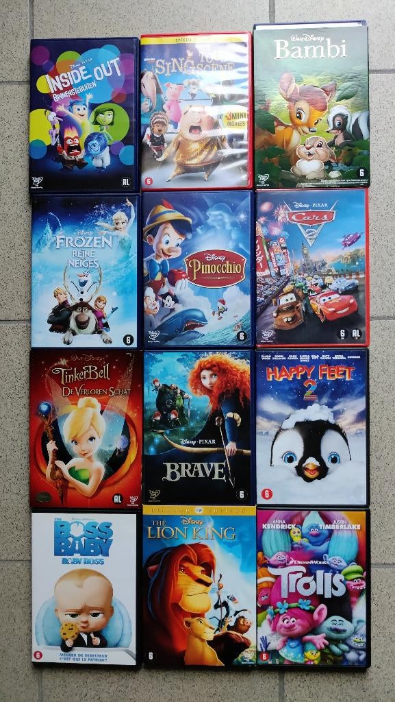 Diverse originele DVD's, Vanaf 6 jaar, Ophalen of Verzenden, Zo goed als nieuw, Overige genres