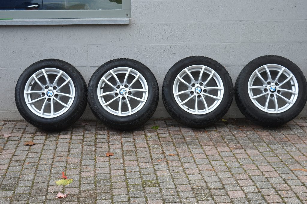 BMW velgen met winterbanden 205/55/16, Auto-onderdelen, Ophalen, Winterbanden, Velg(en)