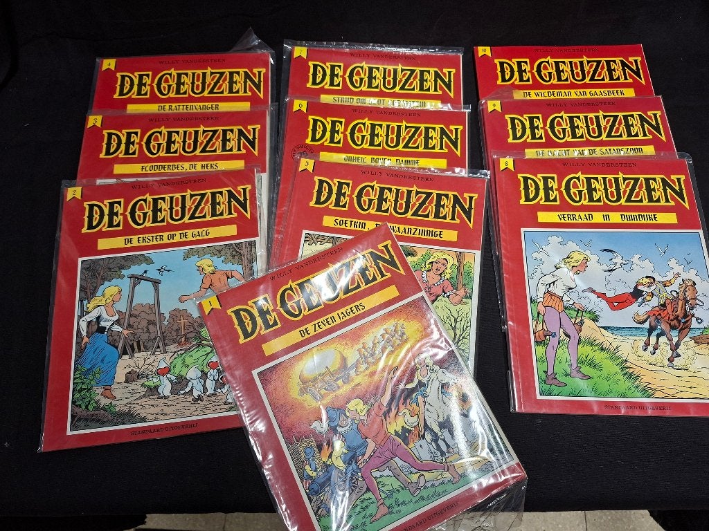 De Geuzen strips, Boeken, Ophalen