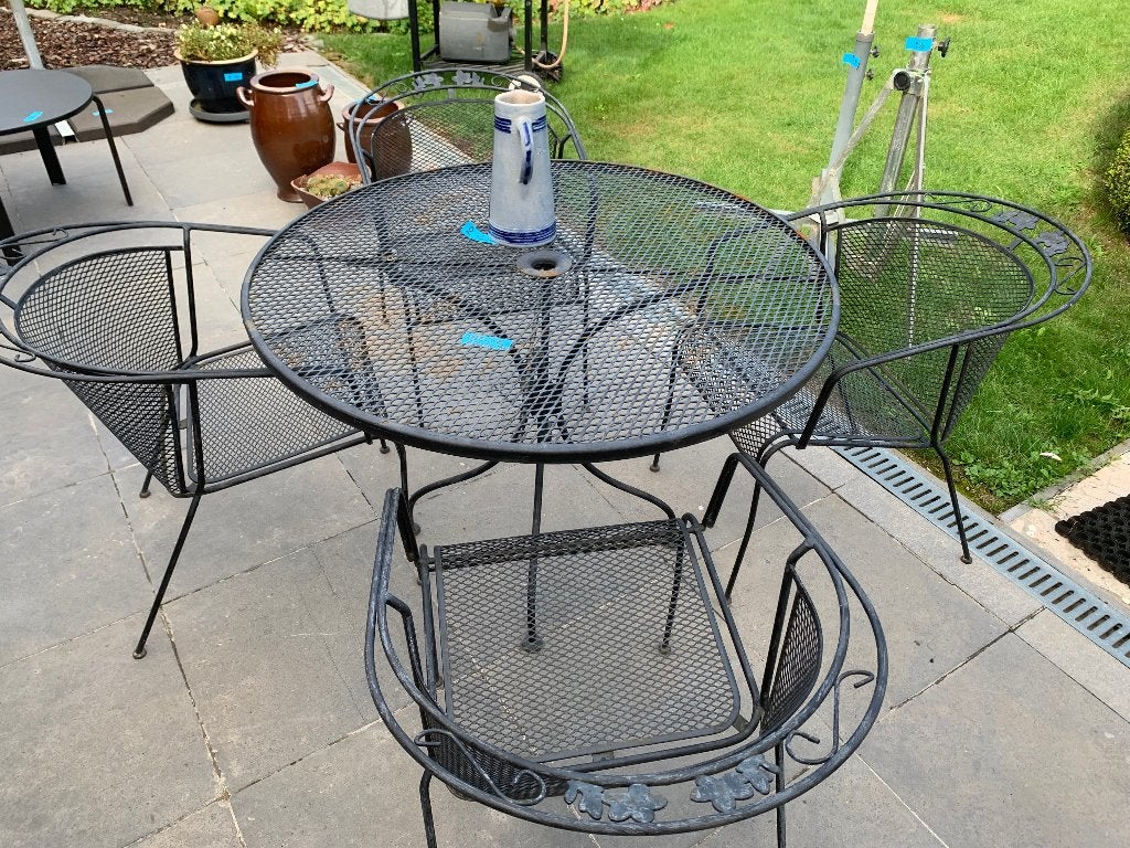 Metalen Tuintafel, Tuin en Terras, Tuintafels, Ophalen
