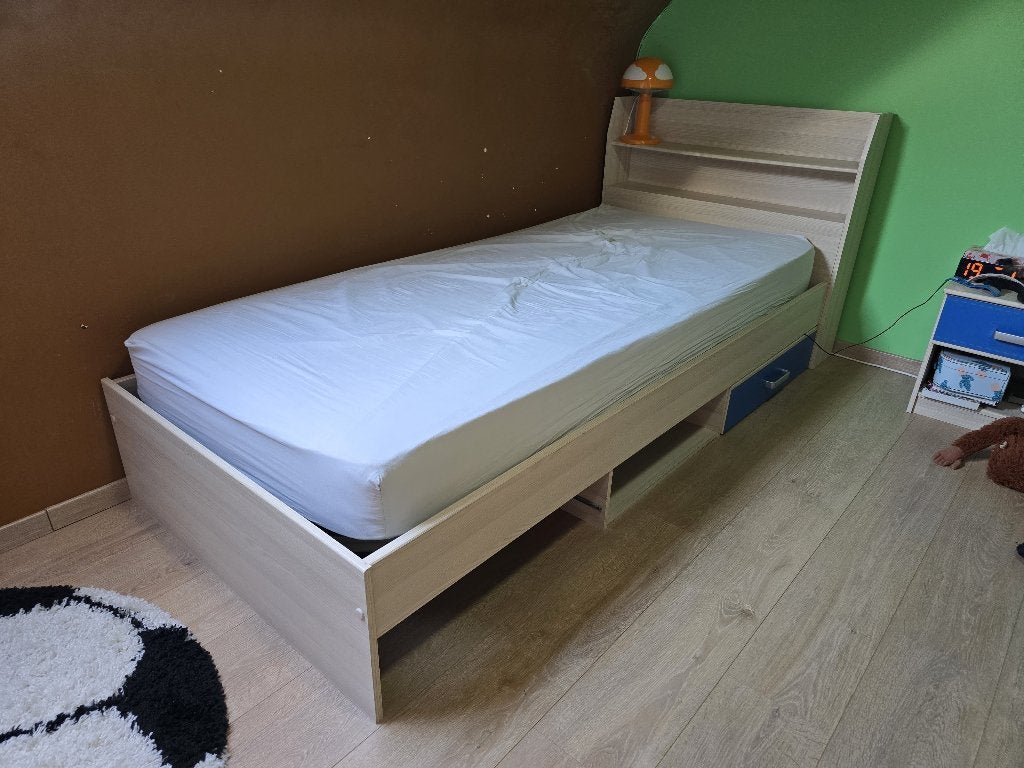 Tienerbed, Ophalen, Gebruikt, Eenpersoons