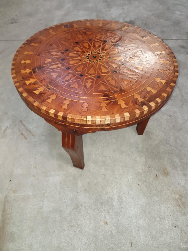 Vintage salontafel. Het kan geleverd worden., Ophalen, Gebruikt, Rond