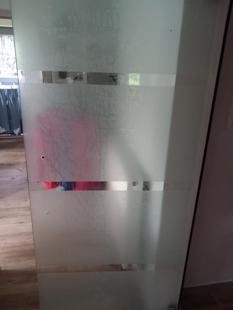 Porte en verre sables, Ophalen
