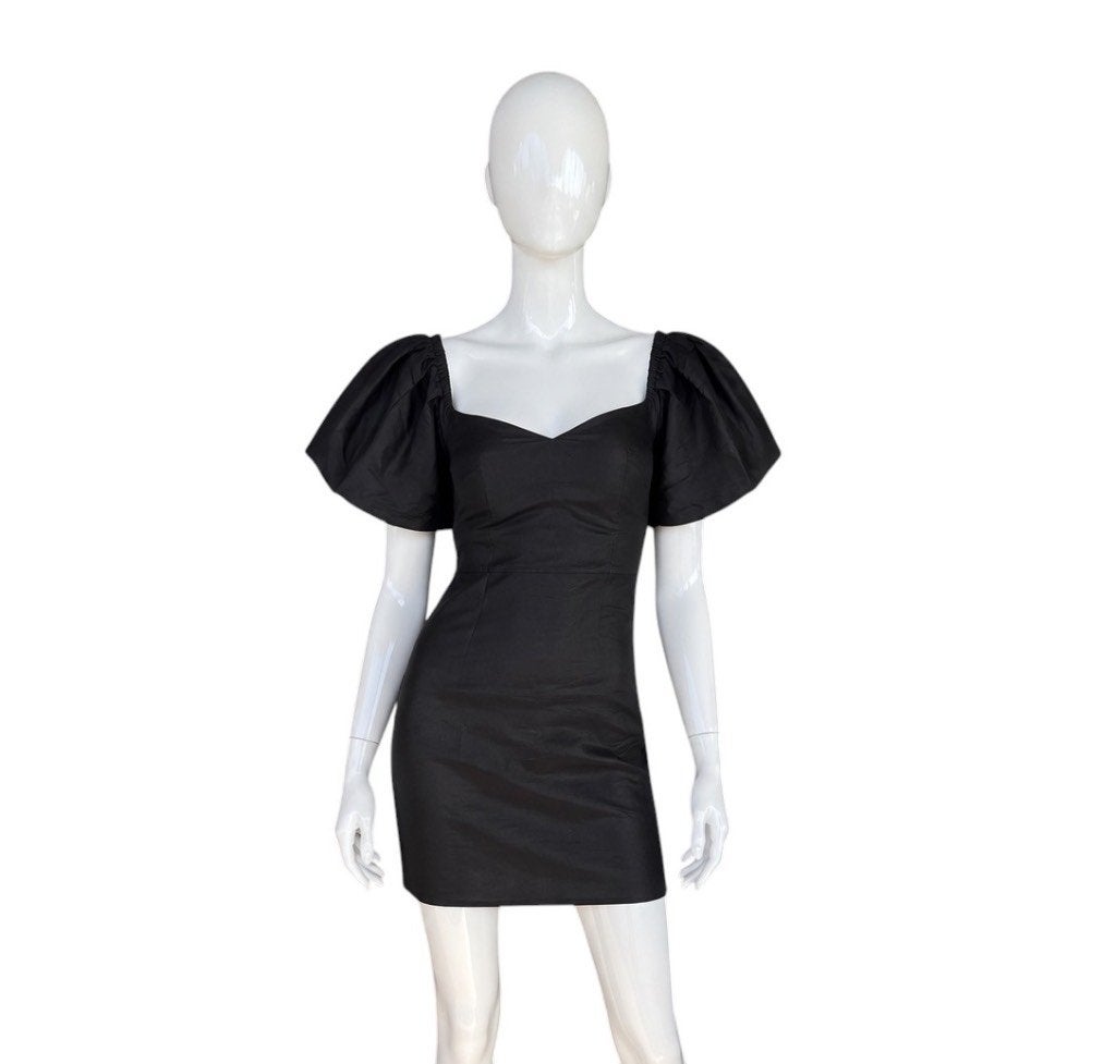 Mini-robe en soie noire 8 By Yoox, Neuf, Au-dessus du genou, 8 By Yoox, Taille 34 (XS) ou plus petite