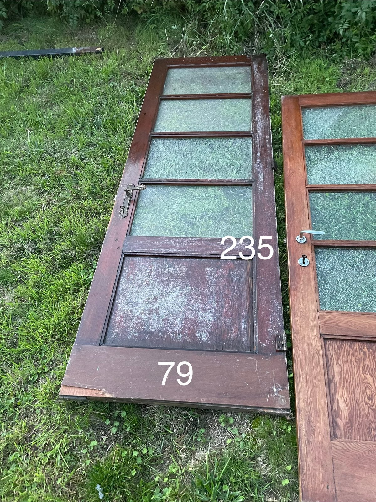 Portes en bois massif, Moins de 200 cm, Porte intérieure, Enlèvement, Utilisé