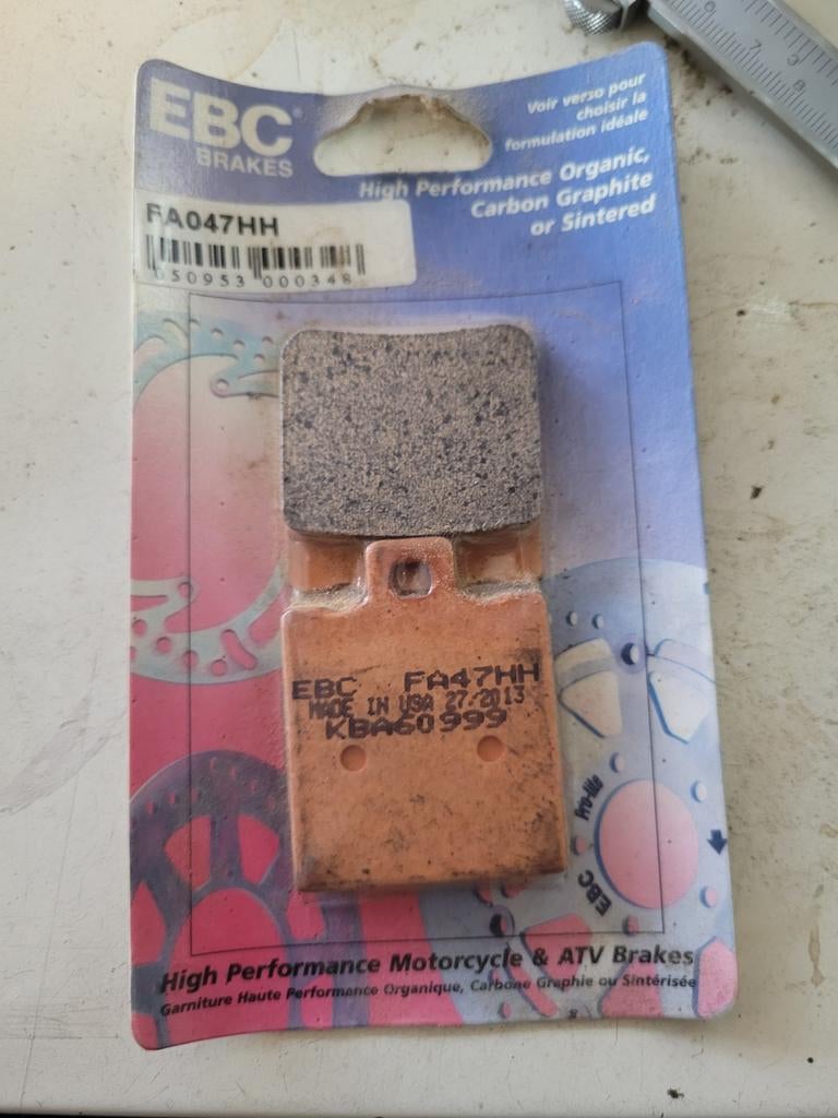 Plaquette frein, Motoren, Particulier