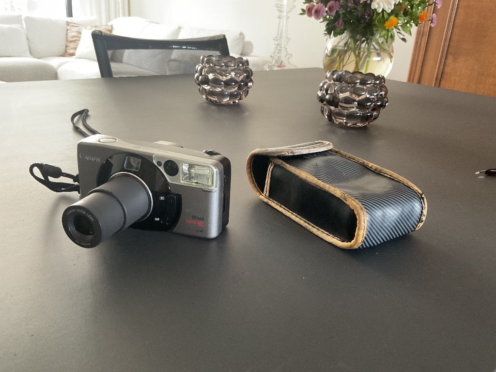 Canon prima super 105 prijs 35€, Audio, Tv en Foto, Ophalen, Gebruikt, Compact, Canon