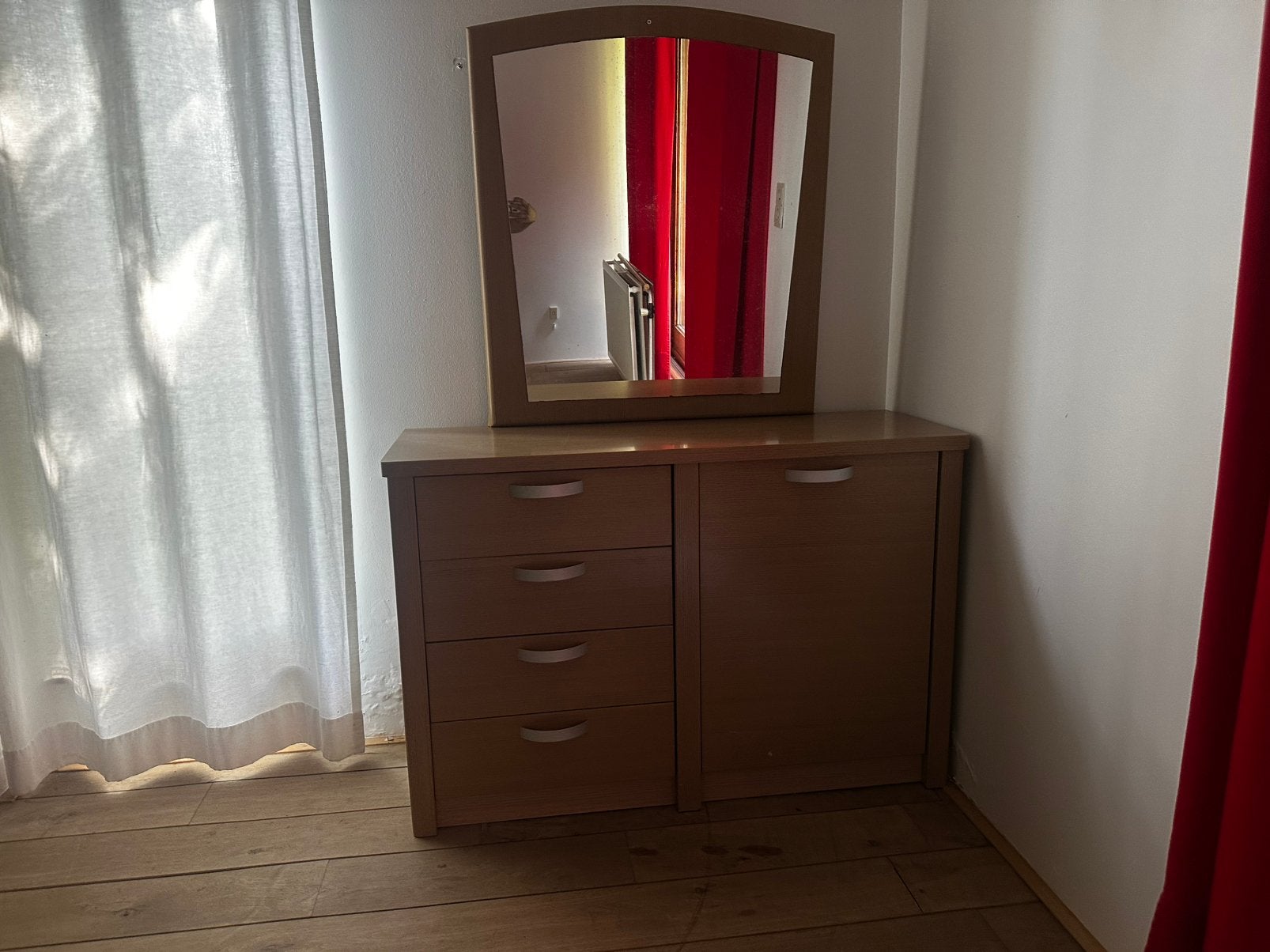 Coiffeuse avec tiroir et miroir, Enlèvement, Comme neuf, Avec tiroir(s)