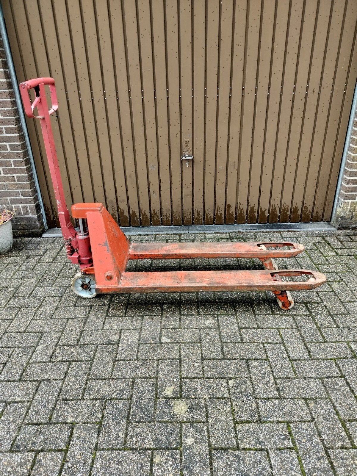Transpallet, Ophalen, Gebruikt