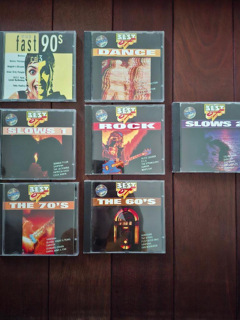 Lot 7 diverse 'Best of' CD's, Ophalen of Verzenden, Zo goed als nieuw