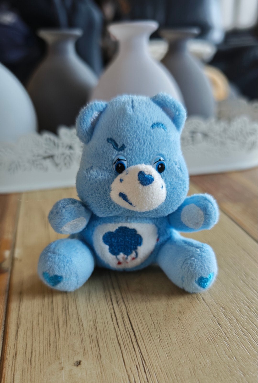 Peluche Bisounours Grognon, Enlèvement ou Envoi, Autres marques, Autres types, Petit (moins de 20 cm)