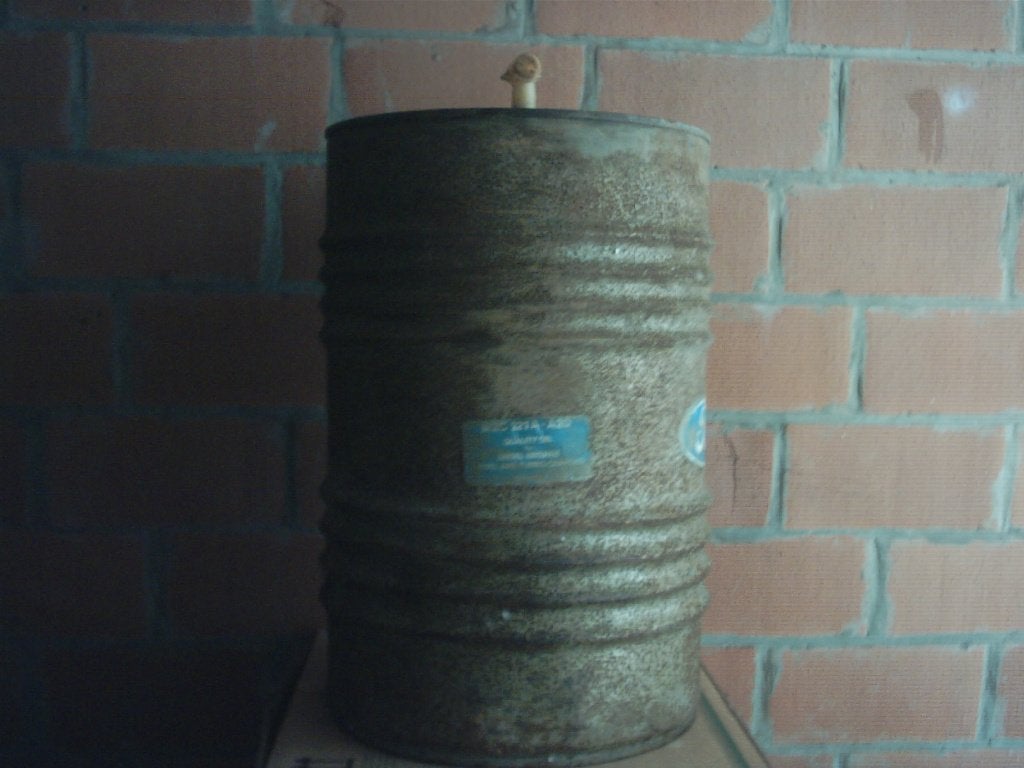 oud vat, Ophalen