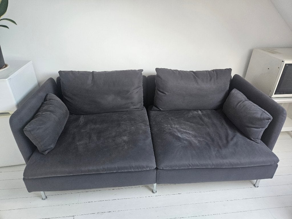 Zetel, Ophalen, Gebruikt, 150 tot 200 cm, Driepersoons