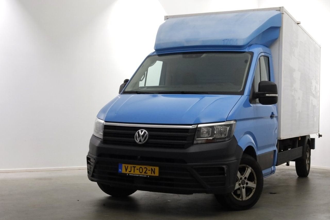 Volkswagen Crafter 35 2.0 TDI E6 Bakwagen met achterdeuren 2, Auto's, ABS, Blauw, Bedrijf, 277 g/km
