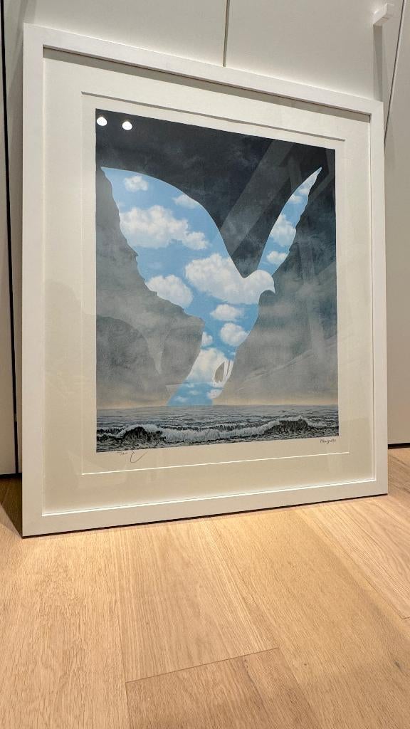 Lithographie couleurs Magritte (161/300) - La Grande Famille, Enlèvement