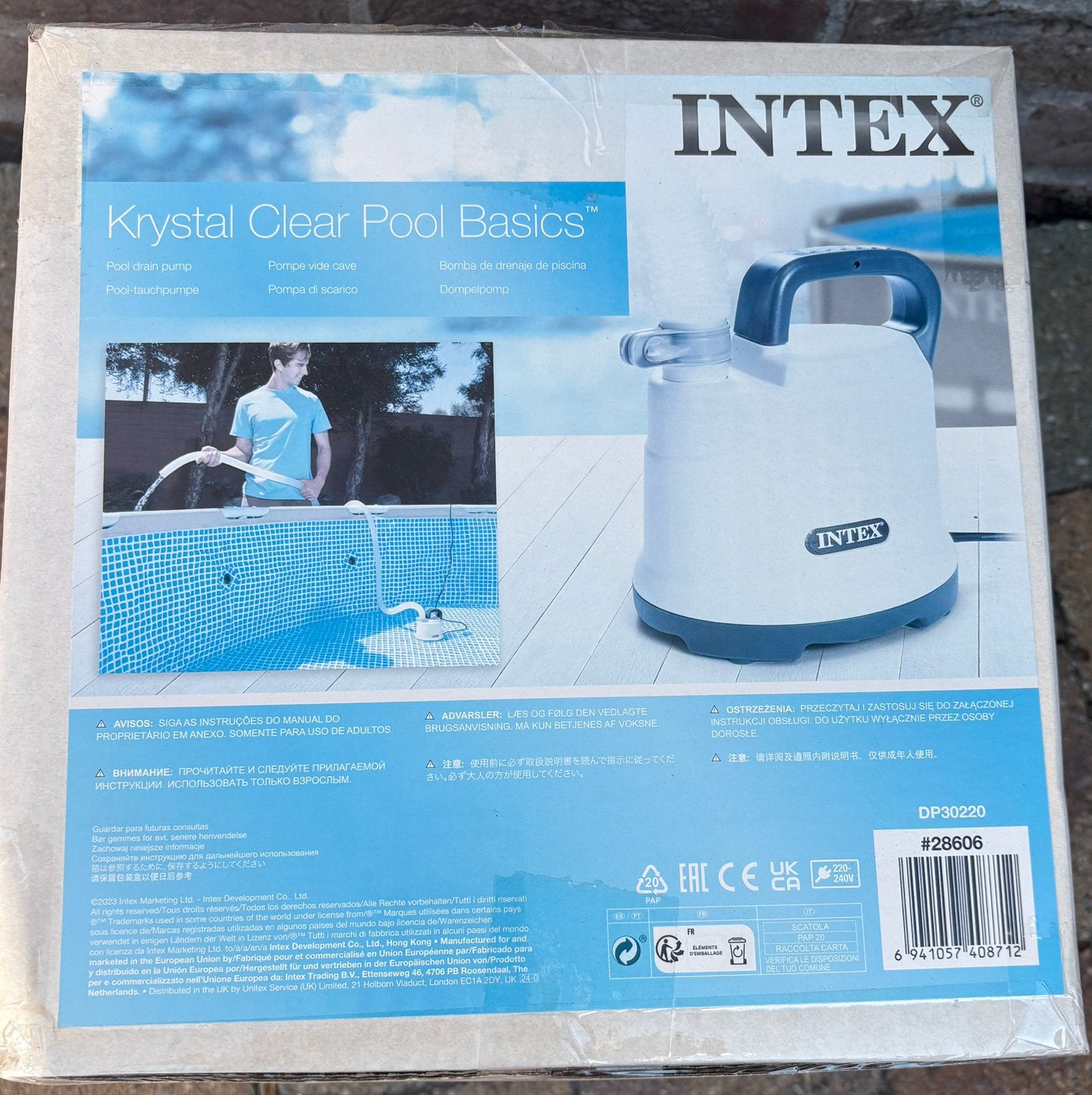 Intex dompelpomp, Tuin en Terras, Ophalen, Zo goed als nieuw