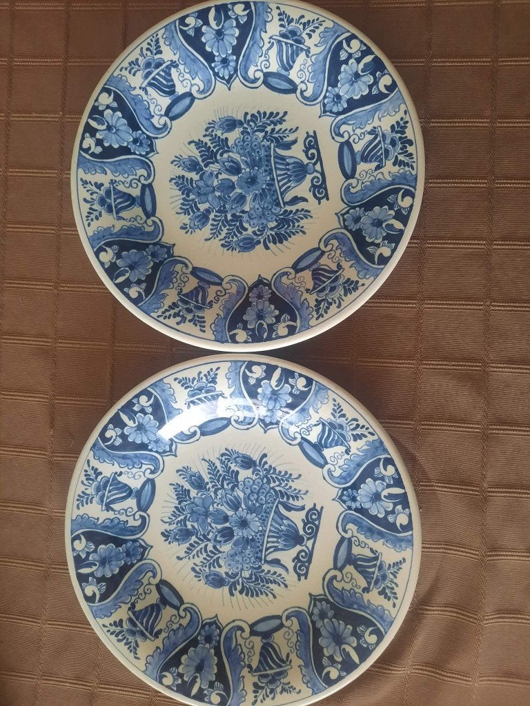 Delfts blauwe wandborden, Antiek en Kunst, Curiosa en Brocante, Ophalen