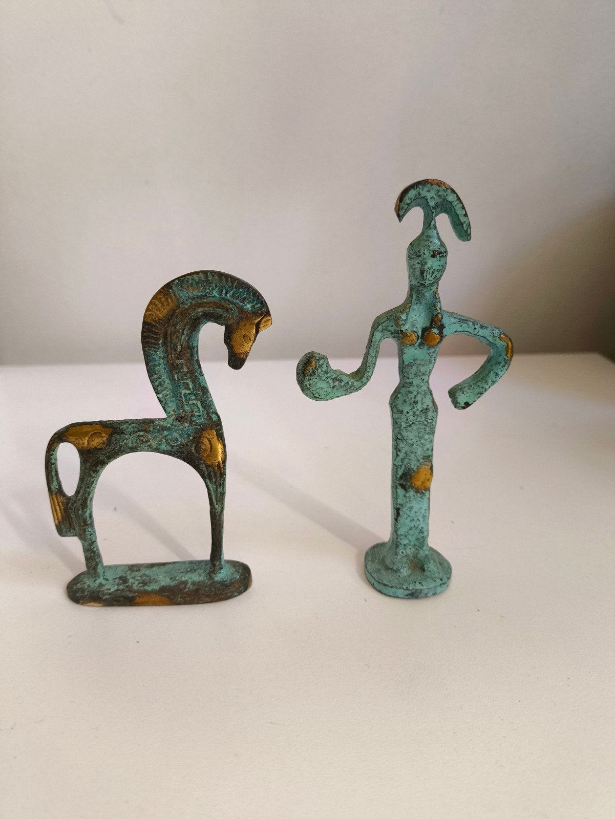 Ancient-style  Griekse Bronzen Beeldjes, Ophalen of Verzenden, Zo goed als nieuw