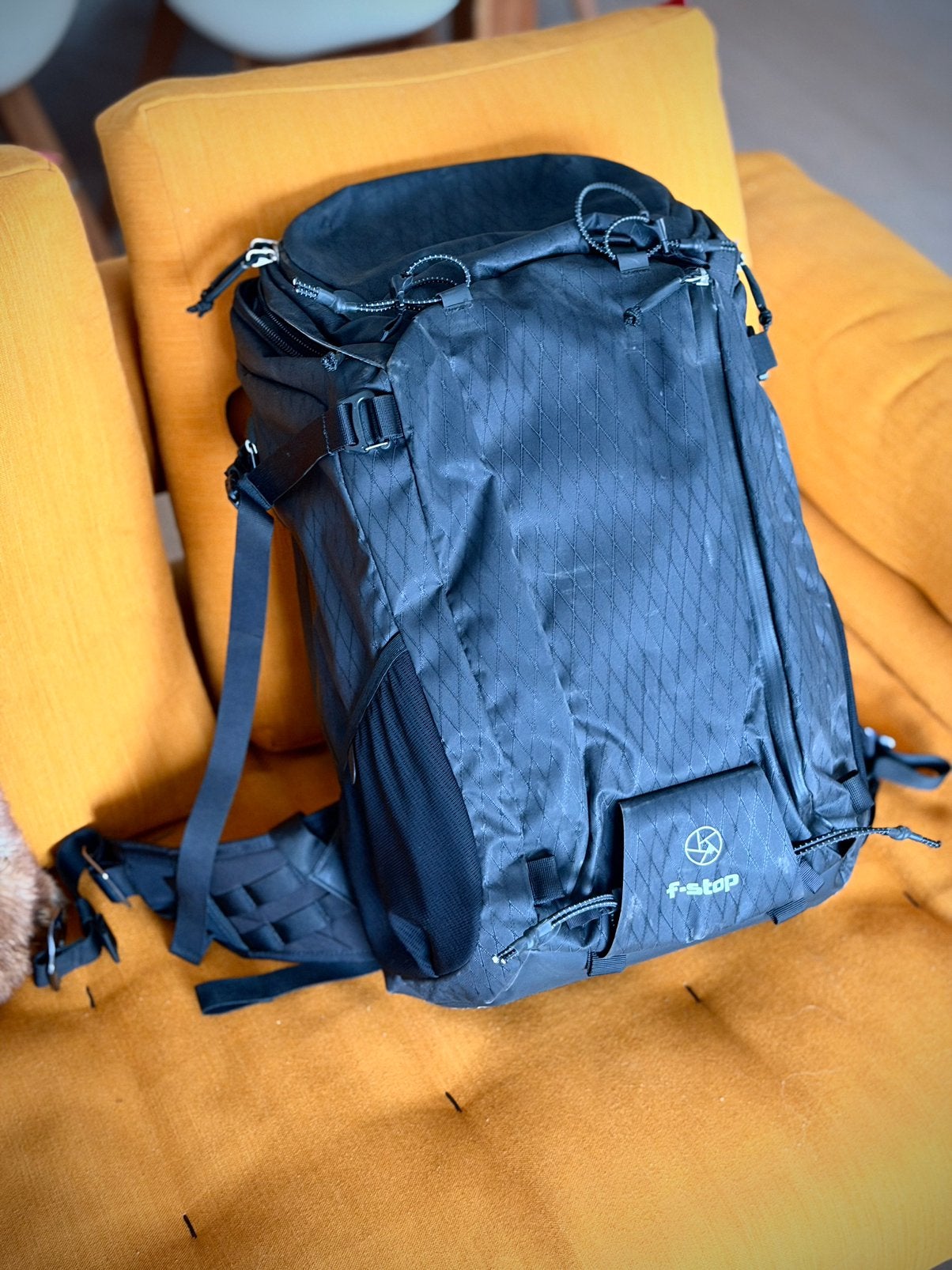 F-Stop AJNA 37L DuraDiamond + grand ICU – Noir – Comme neuf, TV, Hi-fi & Vidéo, Enlèvement ou Envoi, Rembourré, Comme neuf, Noir