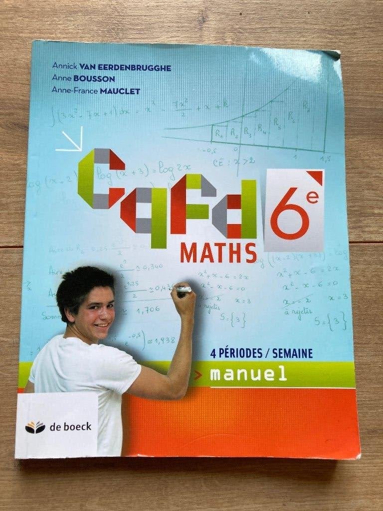Manuel CQFD maths 6e, Enlèvement ou Envoi, Utilisé, Secondaire, De boeck