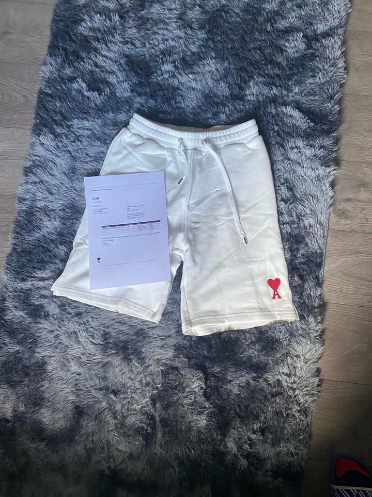 Ami Paris short, Verzenden, Nieuw, Maat 48/50 (M), Wit
