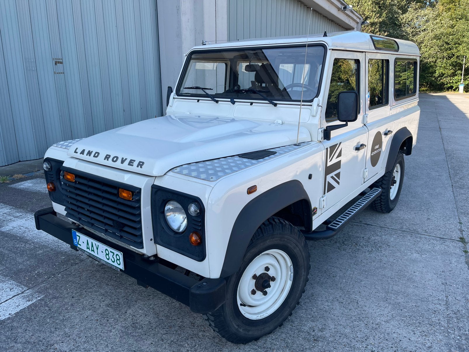 Defender 2.4 TDi AIRCO/lichte vracht/3500kg trekgewicht!!!!!, 90 kW, Zwart, 2402 cc, Elektrische ramen