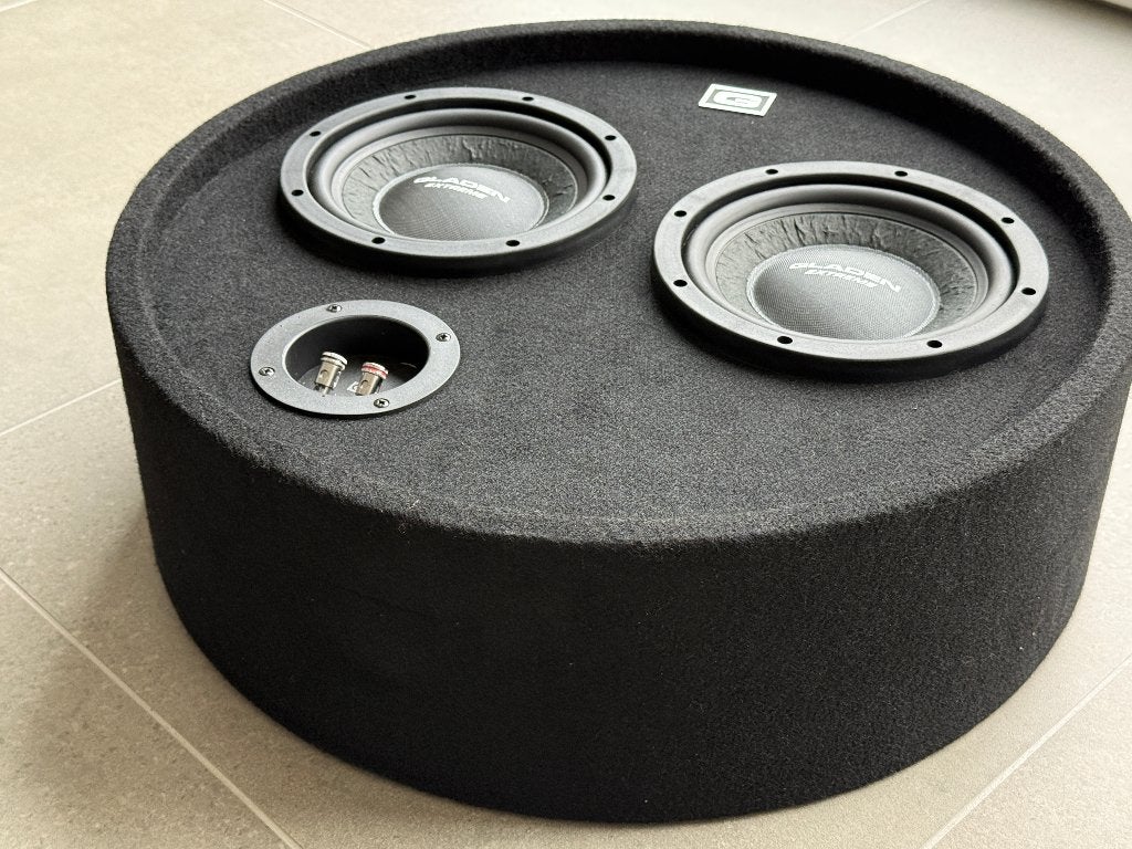Subwoofer Gladen Audio RS 08 Dual (pour voiture), Auto diversen, Ophalen, Gebruikt