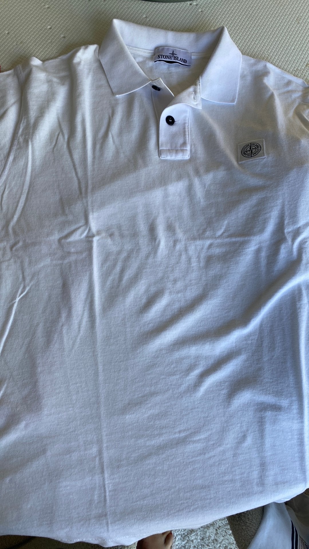 Stone Island pilo wit maat L, Vêtements | Hommes, Polos, Enlèvement ou Envoi, Comme neuf, Taille 52/54 (L), Blanc