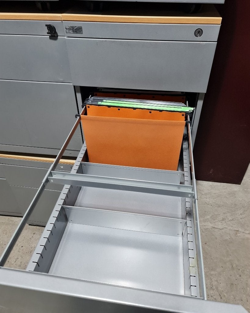 ️ Mobiele desktopbox — praktisch, stevig en stijlvol, Ophalen of Verzenden, Zo goed als nieuw