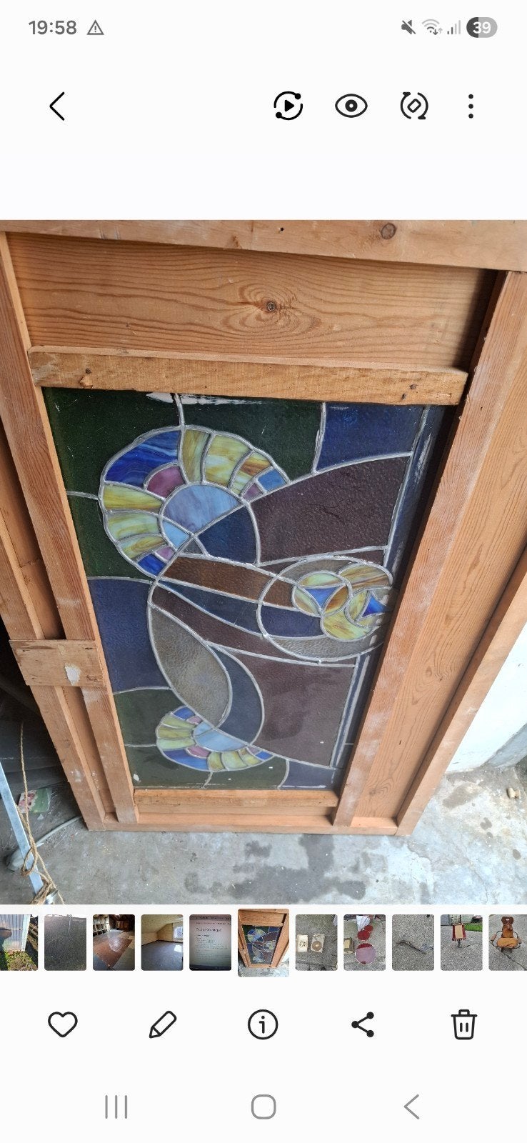 Te koop glaslood, Doe-het-zelf en Bouw, Ophalen, Glas in lood