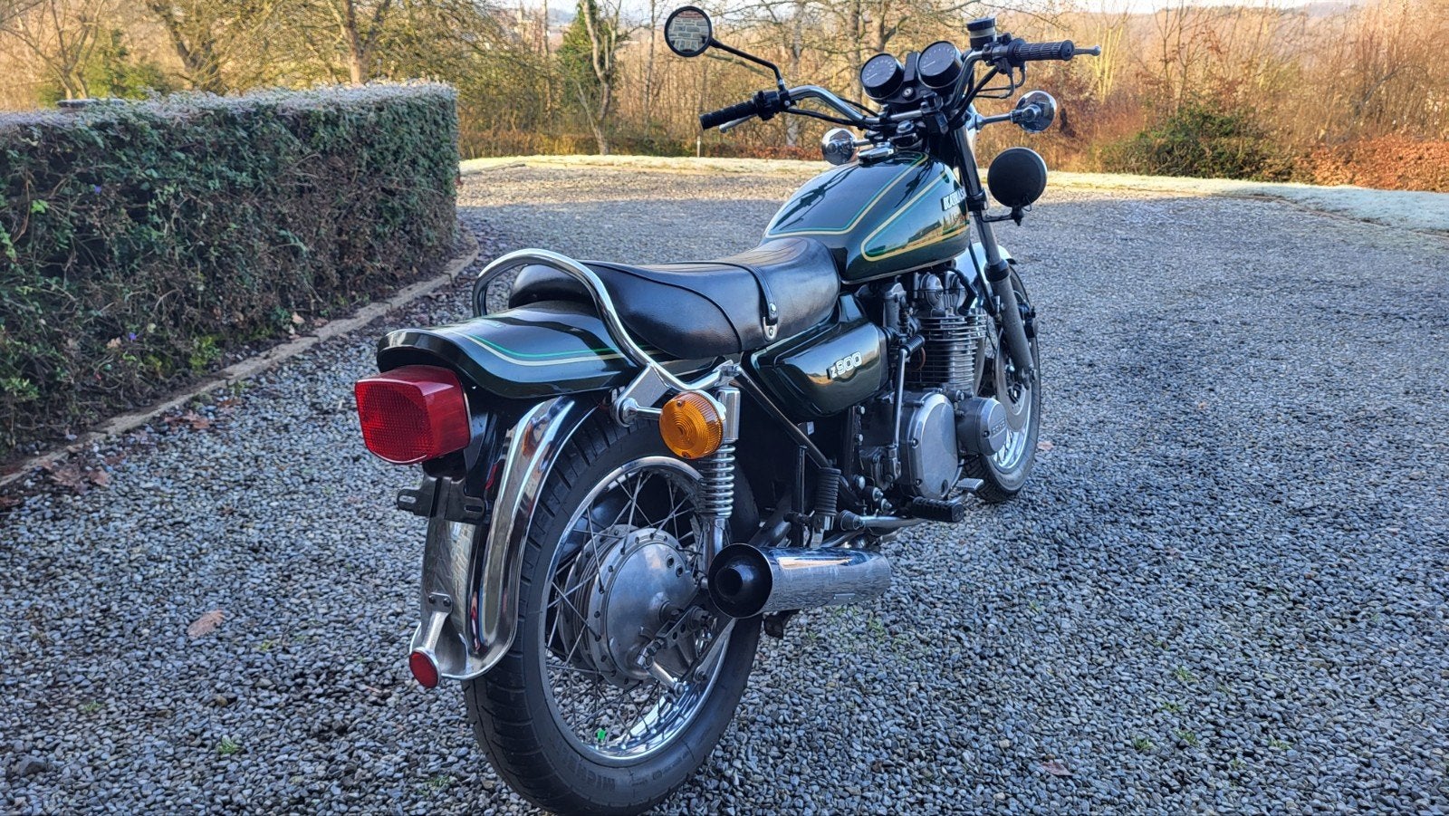 Kawasaki z900, couleur verte de 1976,parfait état,, Motos, Tourisme, Occasion, Plus de 35 kW, Particulier