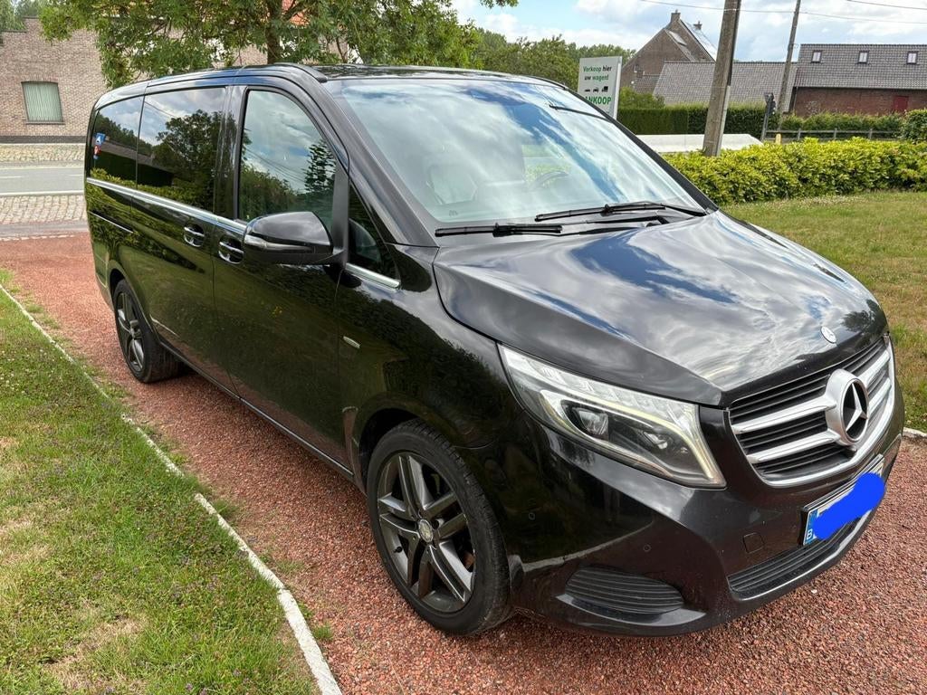 Mercedes-benz V-Klasse 250, Auto's, Automaat, Automatische klimaatregeling, Zwart, Leder