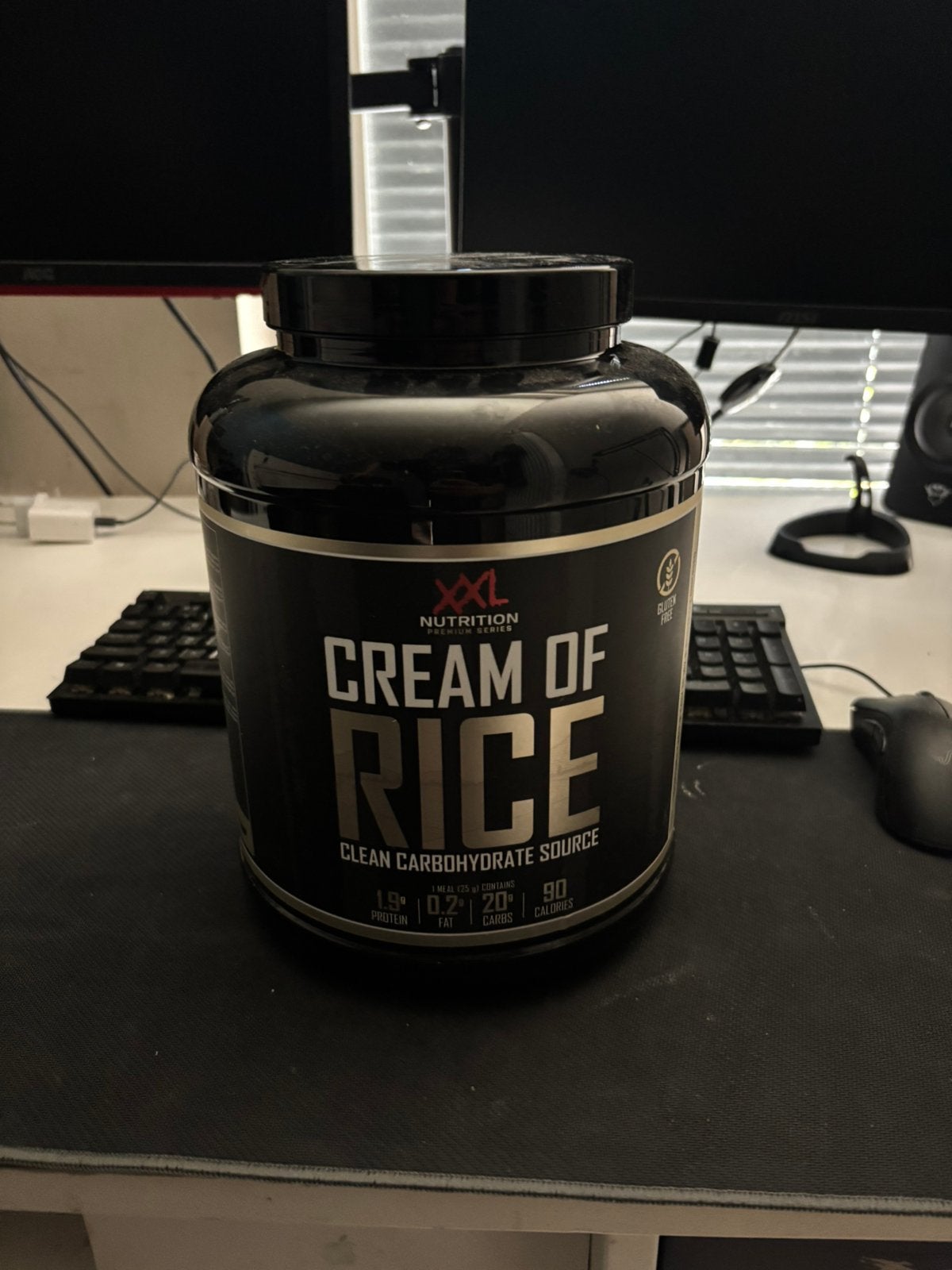 XXL Nutrition Cream of Rice – Bijna Volledig Vol |, Sport en Fitness, Ophalen of Verzenden, Zo goed als nieuw