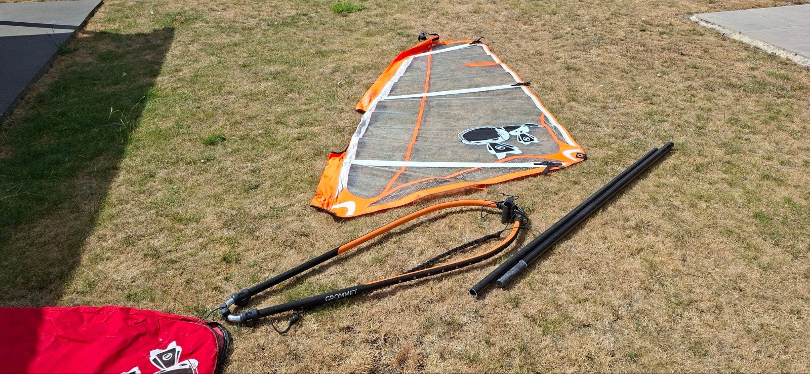 kindertuig grommet 3.2 , zeer goede staat, SPOTPRIJS, Sports nautiques & Bateaux, Planche à voile, Enlèvement, Wishbone