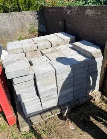 Klinkers 21,5x21,5x8,5, Tuin en Terras, Ophalen, Zo goed als nieuw, Klinkers