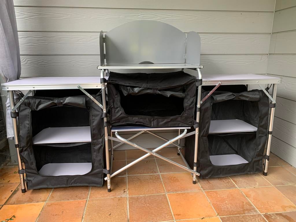 Cuisine de camping pliable, Caravanes & Camping, Meubles de camping, Enlèvement, Comme neuf, Autre