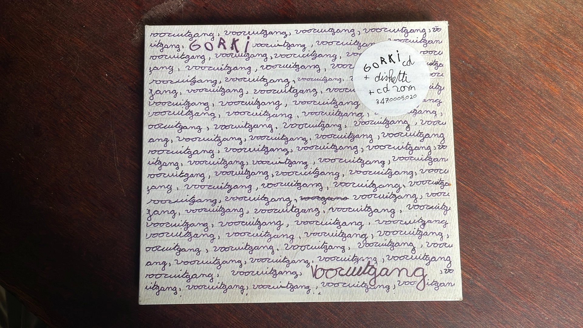 Gorki - vooruitgang cd/diskette/cd-rom, Enlèvement ou Envoi, Comme neuf