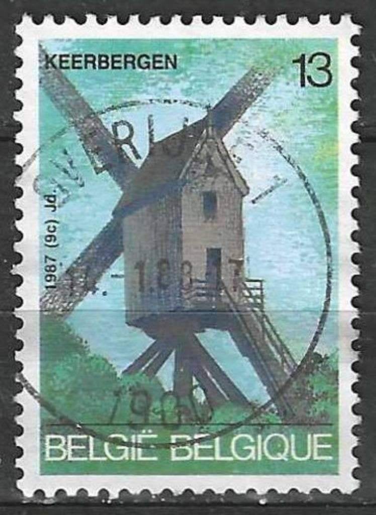 Belgique 1987 - Yvert/OBP 2256 - Tourisme (ST), Envoi, Affranchi, Oblitéré