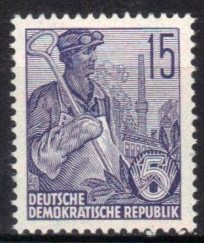 Duitsland DDR 1957-1959 - Yvert 316 B - Vijfjarenplan (PF), Verzenden, DDR, Postfris