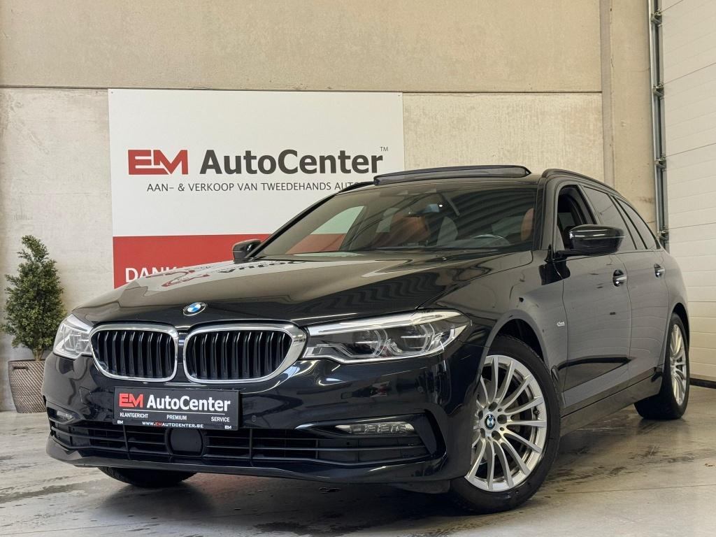 BMW 520DAs Autom. Sport Pano-LED-Memory-Acc-CAM-HeadUp-BTW., Auto's, BMW, Bedrijf, Te koop, 5 Reeks, Achteruitrijcamera, Adaptive Cruise Control