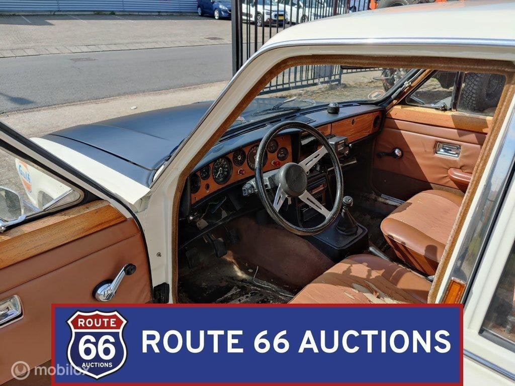Triumph 2000 Mk2 | 1972 | Route 66 Auctions, Auto's, Triumph, Zwart, Bedrijf, Handgeschakeld