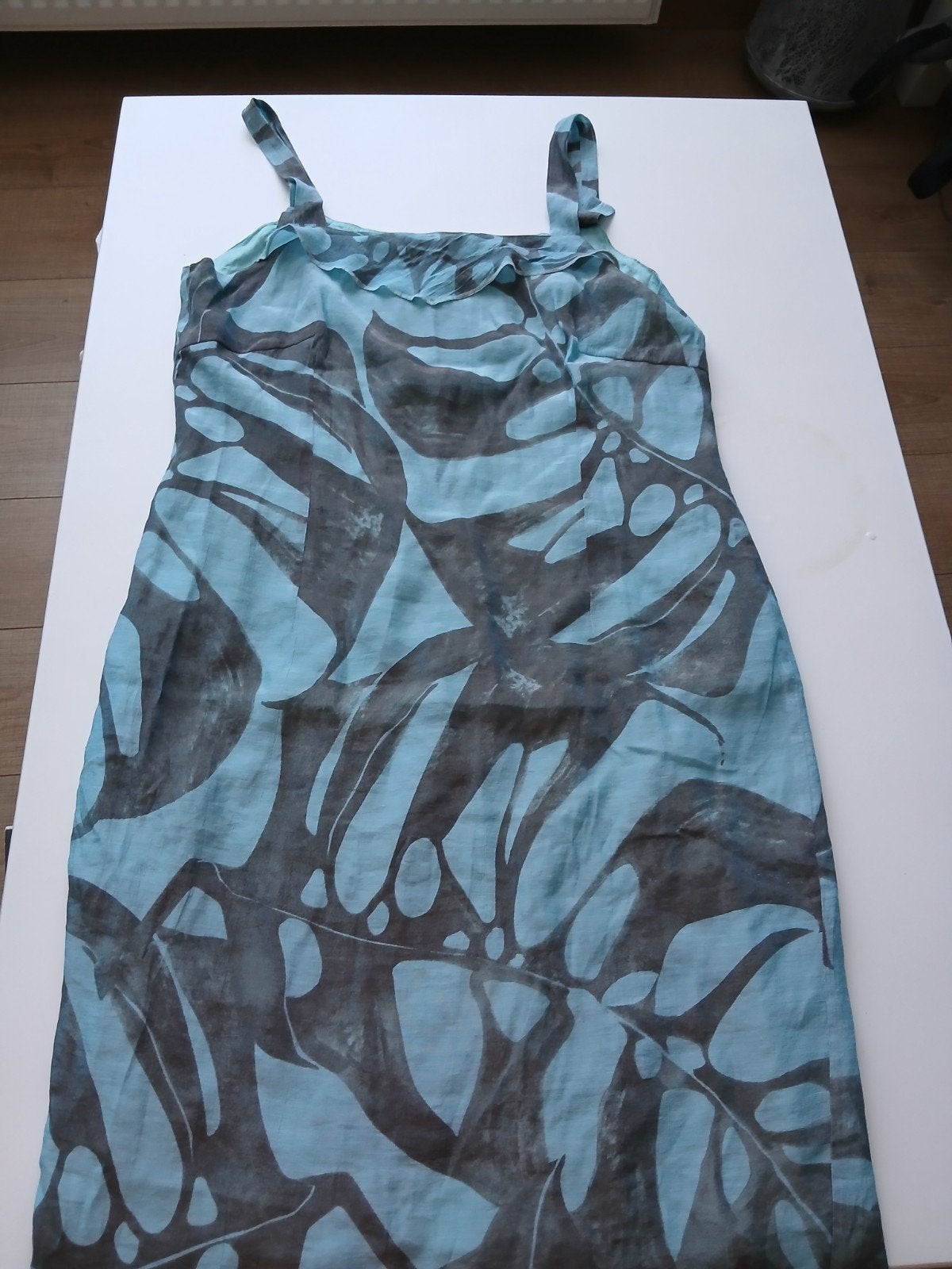 Linnen kleedje Mt 44, Kleding | Dames, Gelegenheidskleding, Ophalen, Blauw