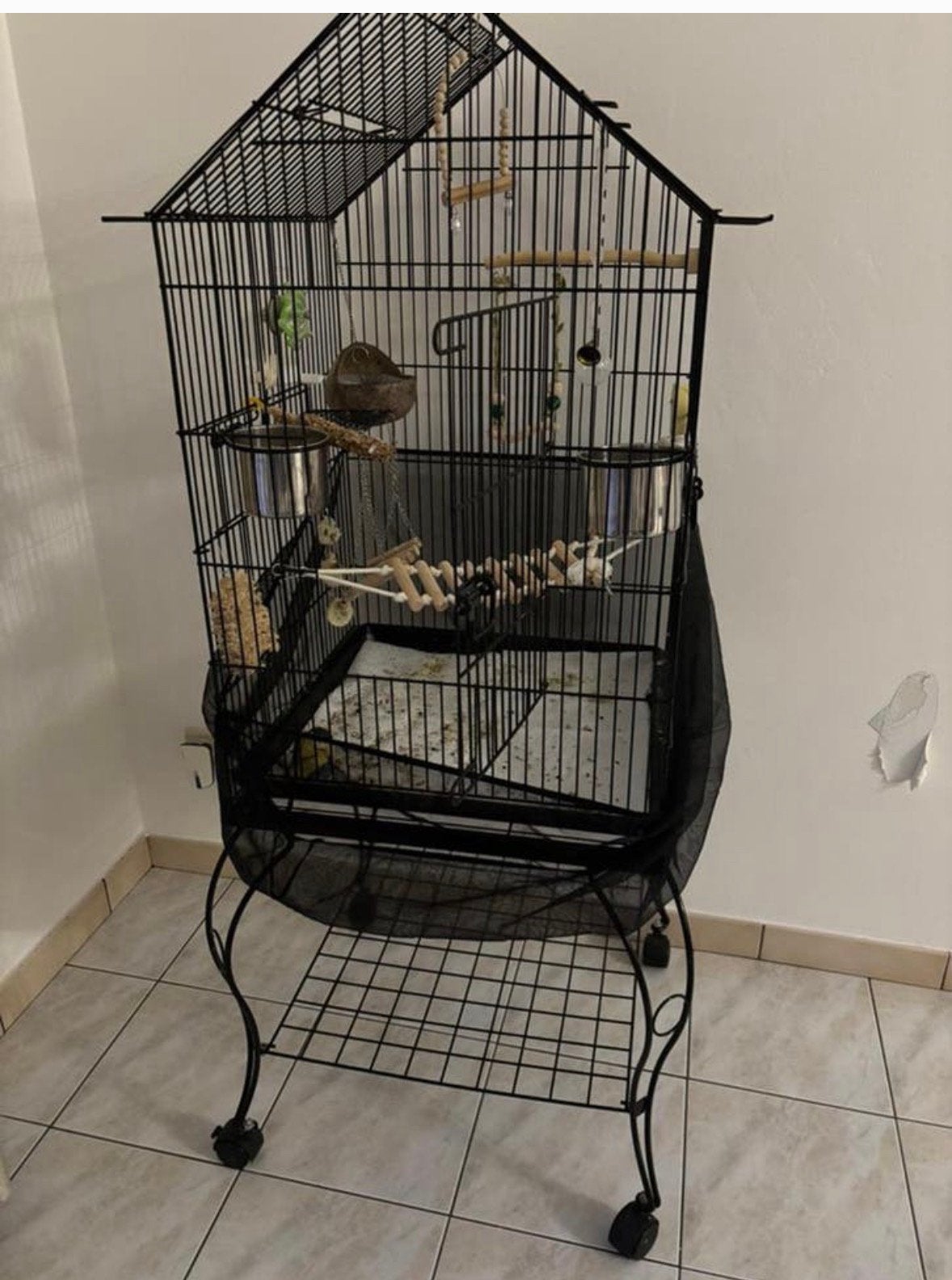 Cage à oiseaux tout inclus sans oiseau, Enlèvement, Comme neuf