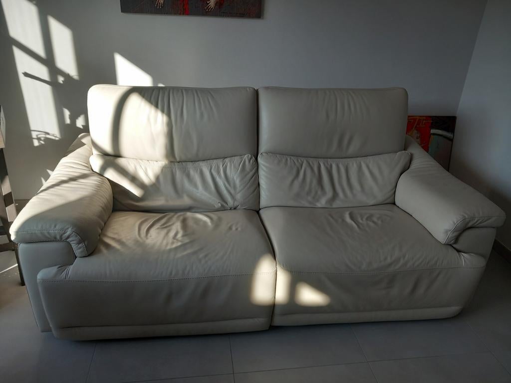 Natuzzi zetel met electrische relax fuctie, Huis en Inrichting, Ophalen