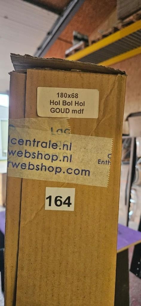 Lachspiegel MDF Goud gespoten kader! (KJH164), Hobby en Vrije tijd, Ophalen of Verzenden, Nieuw, Versiering