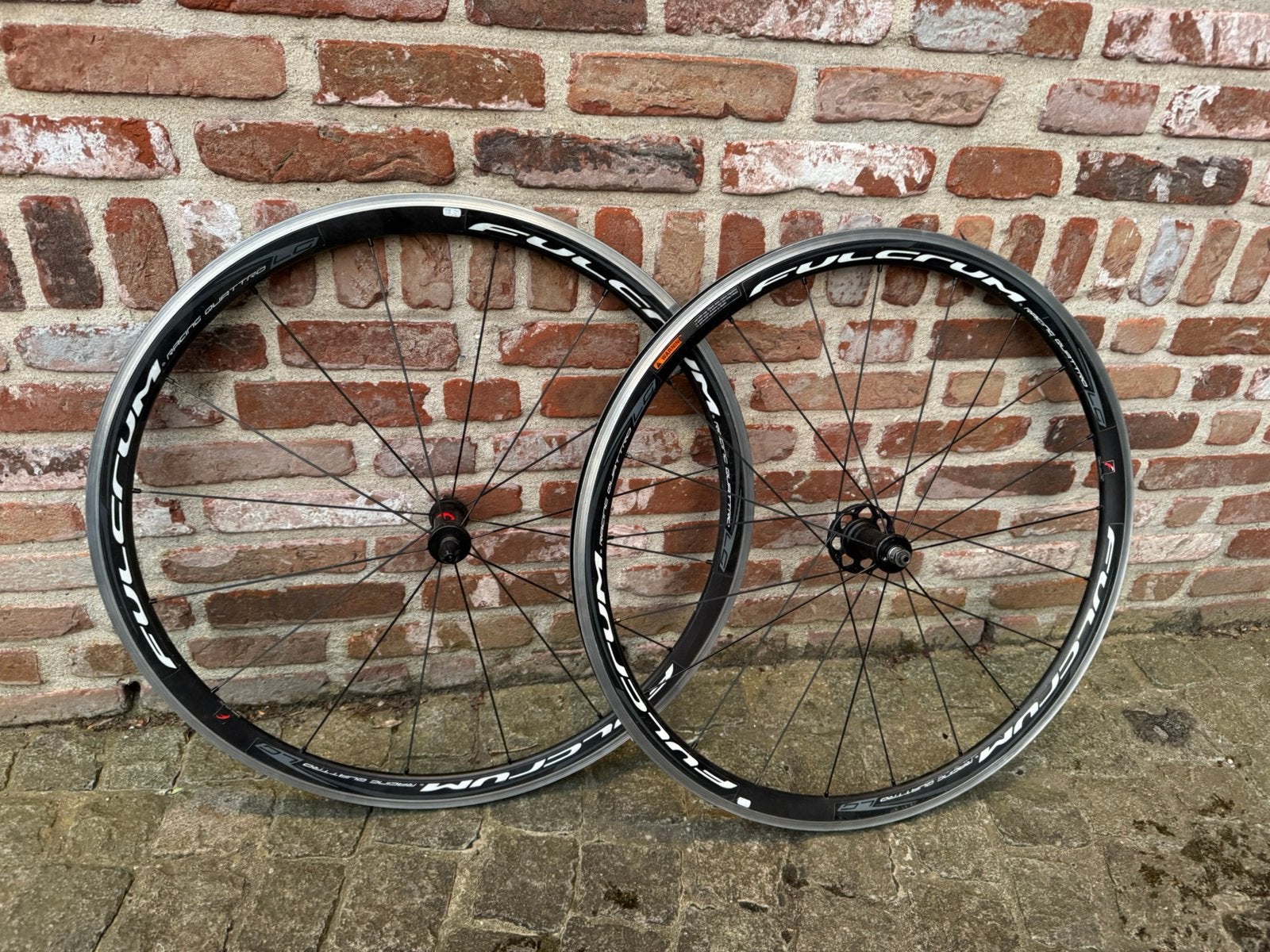 Fulcrum Racing Quattro velgenset, Fietsen en Brommers, Fietsonderdelen, Gebruikt, Racefiets, Aluminium, Ophalen